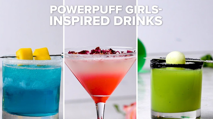 Ποτά εμπνευσμένα από το Powerpuff Girls
