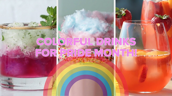 Γιορτάστε το Pride με αυτά τα πολύχρωμα ποτά